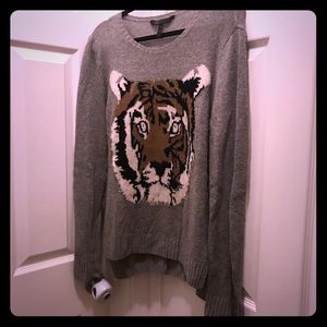 BCBGMAXAZRIA “Wanda” tiger sweater